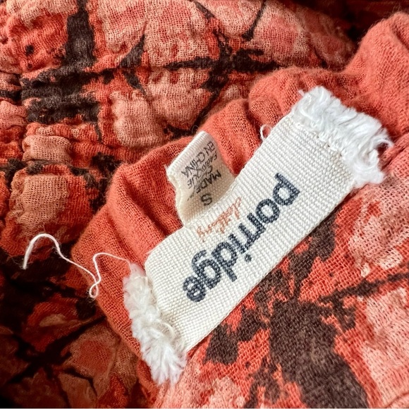 Anthropologie Porridge Elisabeth Peasant Blouse Top Tassel Long Puff Sleeve S - Picture 5 of 7